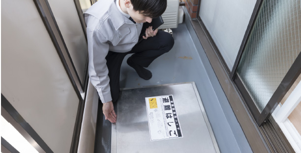 お見積りからお支払い、施工完了まで非常に簡単に進めていくことが可能なイメージ